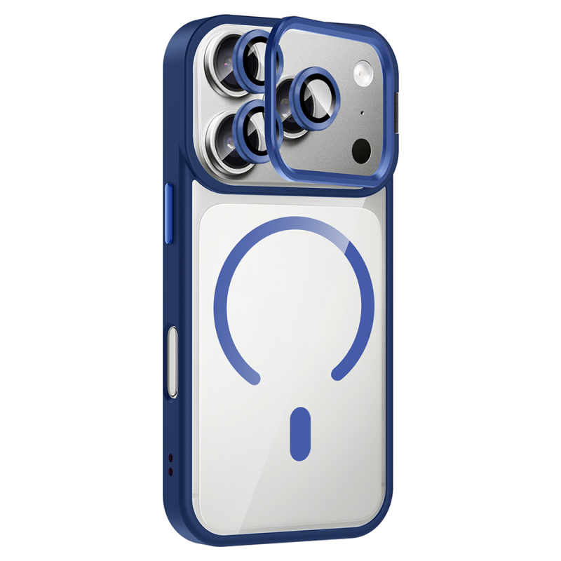 Apple iPhone 17 Pro Max Case with Stand and Camera Lens Gift Zore Etro Cover with M-Safe Charging Function - 10