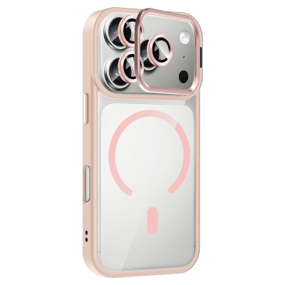 Apple iPhone 17 Pro Max Case with Stand and Camera Lens Gift Zore Etro Cover with M-Safe Charging Function - 12
