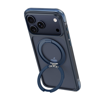 Apple iPhone 17 Pro Max Case Wiwu AG-203 AeroGuard Ultra Series M-safe Charging Enabled Airbag Designed Stand Cover - 21