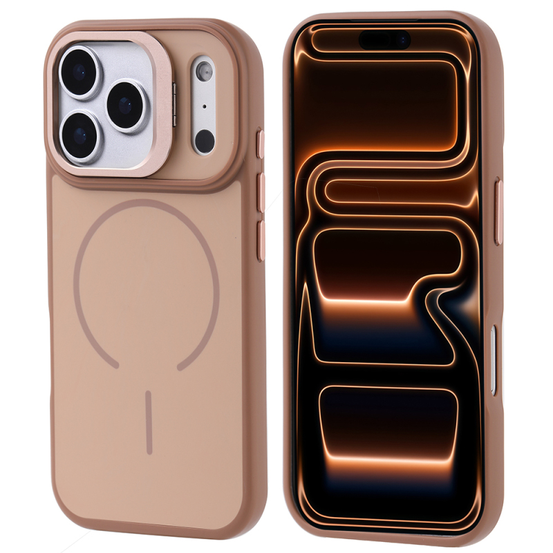 Apple iPhone 17 Pro Max Case Zore Notron Cover M-safe Charging and Camera Stand - 5