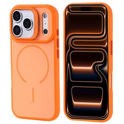 Apple iPhone 17 Pro Max Case Zore Notron Cover M-safe Charging and Camera Stand - 6