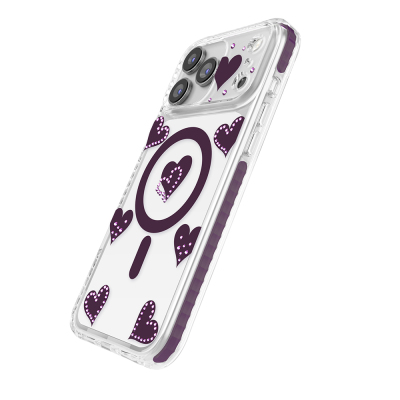 Apple iPhone 17 Pro Max Case Zore Paris Elvo Hard PC Cover with M-Safe Charging Feature - 7
