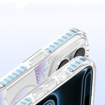 Apple iPhone 17 Pro Max Case Zore Paris Elvo Hard PC Cover with M-Safe Charging Feature - 10
