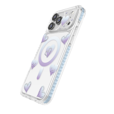 Apple iPhone 17 Pro Max Case Zore Paris Elvo Hard PC Cover with M-Safe Charging Feature - 4