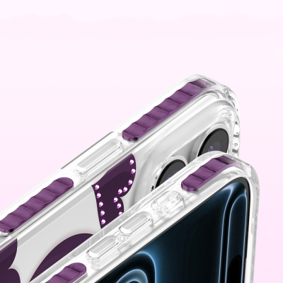 Apple iPhone 17 Pro Max Case Zore Paris Elvo Hard PC Cover with M-Safe Charging Feature - 27