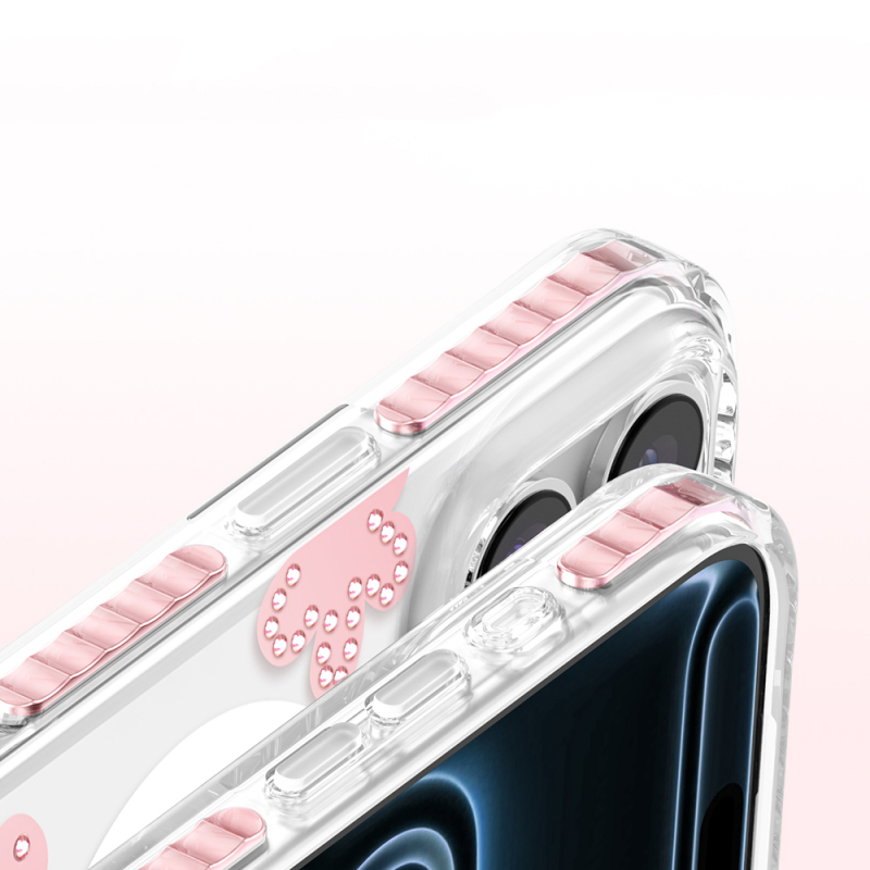 Apple iPhone 17 Pro Max Case Zore Paris Elvo Hard PC Cover with M-Safe Charging Feature - 26