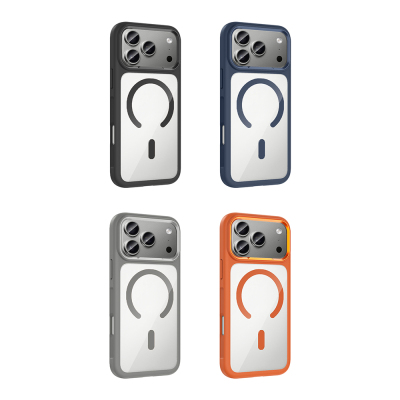 Apple iPhone 17 Pro Max Case Zore Tiko Cover with Metal Camera Frame and M-Safe Charging Function - 14