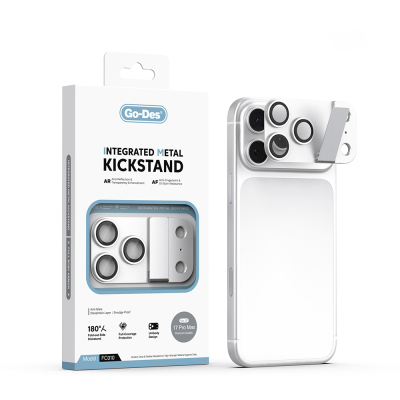 Apple iPhone 17 Pro Max Go Des CL-23 Anti-Reflective Camera Lens Protector with Stand - 3