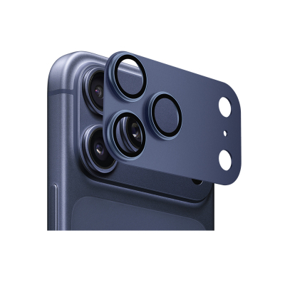 Apple iPhone 17 Pro Max Go Des FC007 Titanyum Serisi Anti Reflective Kamera Lens Koruyucu - 2