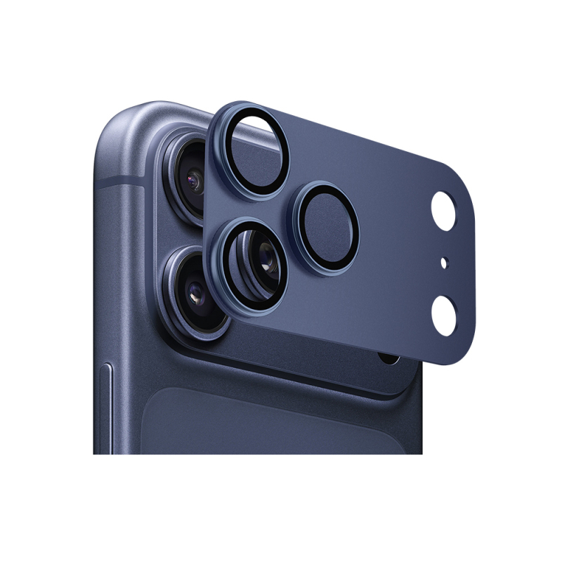 Apple iPhone 17 Pro Max Go Des FC007 Titanyum Serisi Anti Reflective Kamera Lens Koruyucu - 2