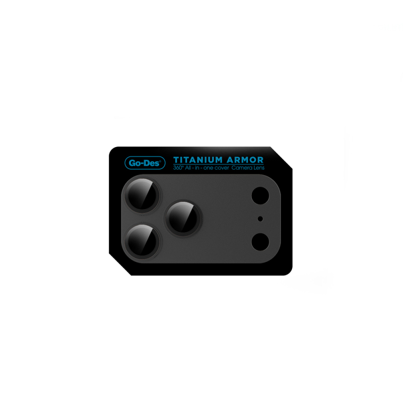 Apple iPhone 17 Pro Max Go Des FC007 Titanyum Serisi Anti Reflective Kamera Lens Koruyucu - 6