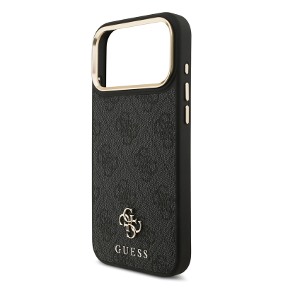 Apple iPhone 17 Pro Max Guess Original Licensed 4G and Text Logo Case + Screen Protector + Lens Protector 3-in-1 Accessory Set - 19