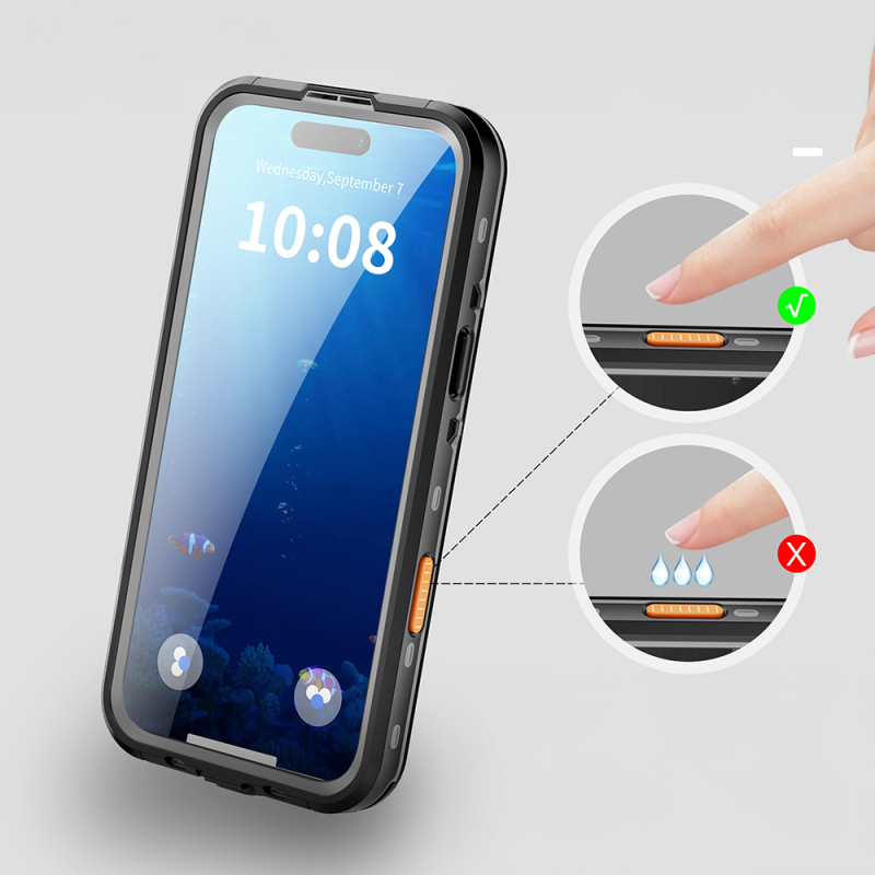 Apple iPhone 17 Pro Max Kılıf 1-1 Su Geçirmez Kılıf - 12