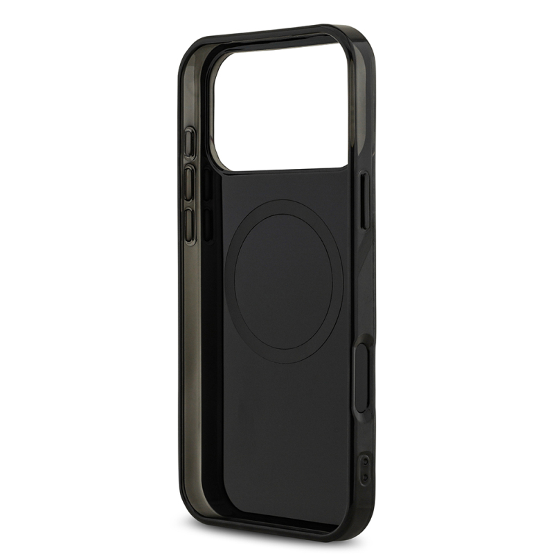 Apple iPhone 17 Pro Max Kılıf AMG Orjinal Lisanslı M-safe Şarj Özellikli Çift Katmanlı Kırmızı Çapraz Çizgili Kapak - 8