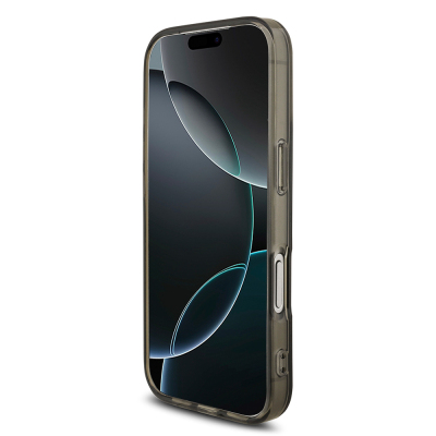 Apple iPhone 17 Pro Max Kılıf AMG Orjinal Lisanslı M-safe Şarj Özellikli IML Baskı Logolu Çift Katmanlı Bow Lines Kapak - 4
