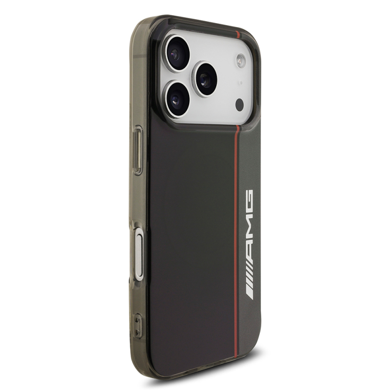 Apple iPhone 17 Pro Max Kılıf AMG Orjinal Lisanslı M-safe Şarj Özellikli IML Baskı Logolu Çift Katmanlı Bow Lines Kapak - 5