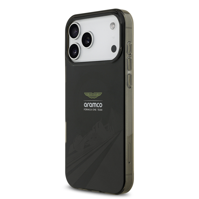 Apple iPhone 17 Pro Max Kılıf Aston Martin Orjinal Lisanslı M-safe Şarj Özellikli IML Baskı Logolu Formula Tasarımlı Kapak - 6