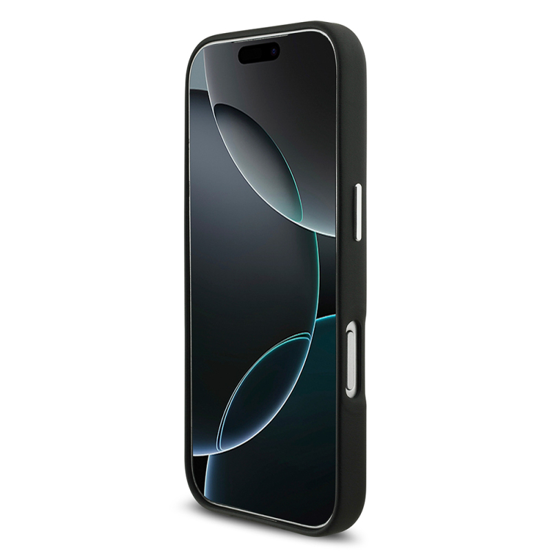 Apple iPhone 17 Pro Max Kılıf Aston Martin Orjinal Lisanslı M-safe Şarj Özellikli Metal Logolu PU Deri Kapak - 6