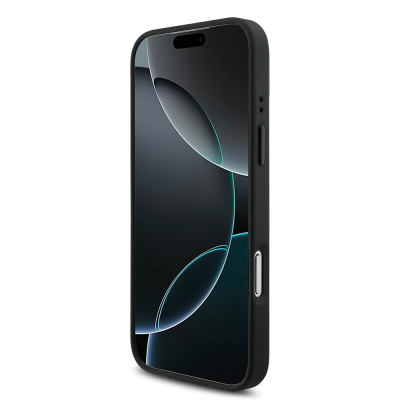 Apple iPhone 17 Pro Max Kılıf BMW Orjinal Lisanslı M-safe Şarj Özellikli Deri Arka Yüzey Metal Logolu Delikli Şerit Tasarımlı Kapak - 6