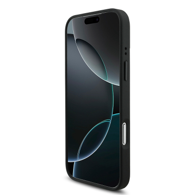 Apple iPhone 17 Pro Max Kılıf BMW Orjinal Lisanslı M-safe Şarj Özellikli M Logolu Üç Şeritli Delikli Deri Kapak - 7