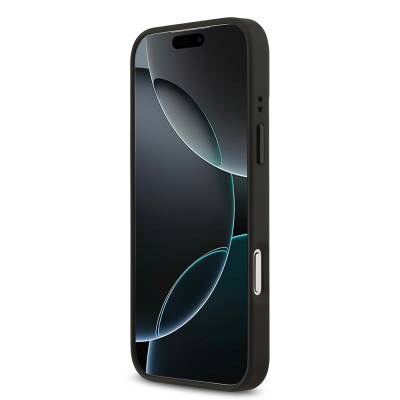 Apple iPhone 17 Pro Max Kılıf BMW Orjinal Lisanslı M-safe Şarj Özellikli Metal BMW ve M Logolu PU Karbon Tasarımlı Kapak - 13