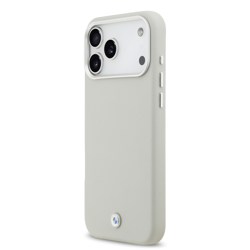 Apple iPhone 17 Pro Max Kılıf BMW Orjinal Lisanslı M-safe Şarj Özellikli Metal Logolu Tam Kaplama Deri Kapak - 18