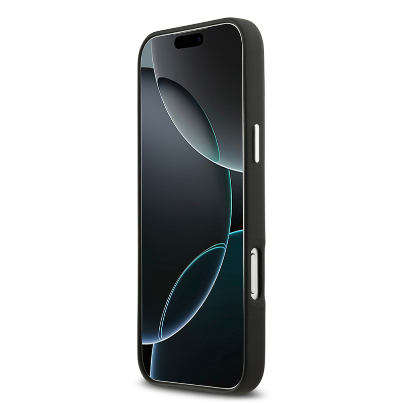 Apple iPhone 17 Pro Max Kılıf BMW Orjinal Lisanslı M-safe Şarj Özellikli Metal Logolu Tam Kaplama Deri Kapak - 27