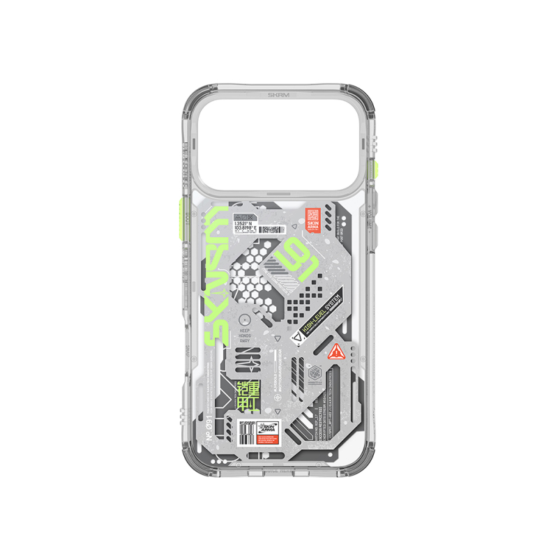 Apple iPhone 17 Pro Max Kılıf Desenli Airbag Tasarımlı Skinarma Spectra Kapak - 6