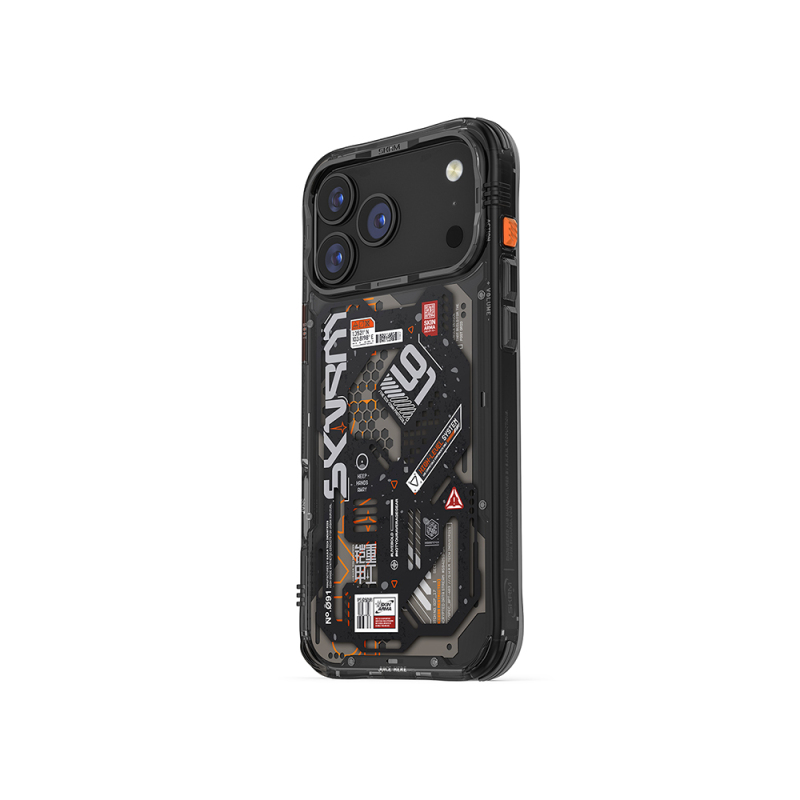Apple iPhone 17 Pro Max Kılıf Desenli Airbag Tasarımlı Skinarma Spectra Kapak - 8