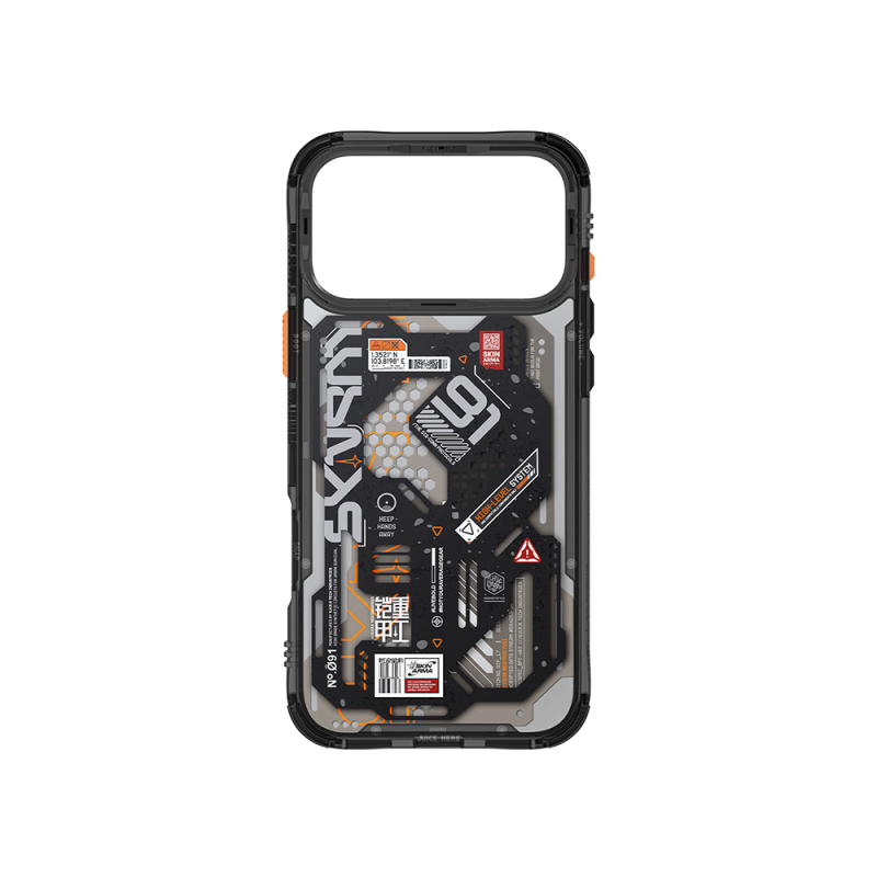 Apple iPhone 17 Pro Max Kılıf Desenli Airbag Tasarımlı Skinarma Spectra Kapak - 9
