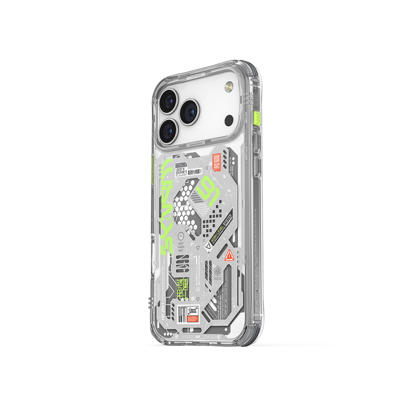 Apple iPhone 17 Pro Max Kılıf Desenli Airbag Tasarımlı Skinarma Spectra Kapak - 5