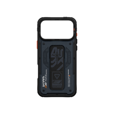 Apple iPhone 17 Pro Max Kılıf Desenli Airbag Tasarımlı Standlı Skinarma Aegis Kapak - 6
