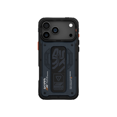 Apple iPhone 17 Pro Max Kılıf Desenli Airbag Tasarımlı Standlı Skinarma Aegis Kapak - 2