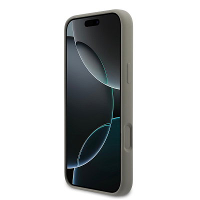 Apple iPhone 17 Pro Max Kılıf DKNY Orjinal Lisanslı M-safe Şarj Özellikli Metal Logolu Silikon Kapak - 7