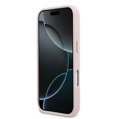 Apple iPhone 17 Pro Max Kılıf Guess Orjinal Lisanslı 4G Büyük Metal Kamera Çerçeveli PU Deri Resin Kapak - 13