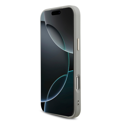 Apple iPhone 17 Pro Max Kılıf Guess Orjinal Lisanslı 4G Büyük Metal Kamera Çerçeveli ve Logolu Glitter Kapak - 16