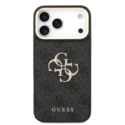 Apple iPhone 17 Pro Max Kılıf Guess Orjinal Lisanslı 4G Büyük Metal Logolu Kalın Askılı Kapak - 11
