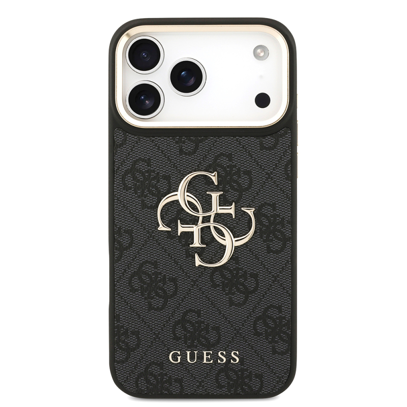 Apple iPhone 17 Pro Max Kılıf Guess Orjinal Lisanslı 4G Büyük Metal Logolu Kalın Askılı Kapak - 11