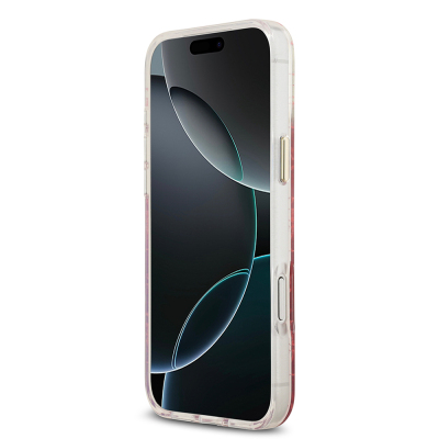 Apple iPhone 17 Pro Max Kılıf Guess Orjinal Lisanslı M-safe Şarj Özellikli 4G Desenli Simli Silikon Kapak - 14