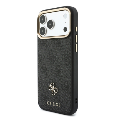 Apple iPhone 17 Pro Max Kılıf Guess Orjinal Lisanslı M-safe Şarj Özellikli Askılı ve 4G Metal Logolu Kartlıklı Kapak - 3