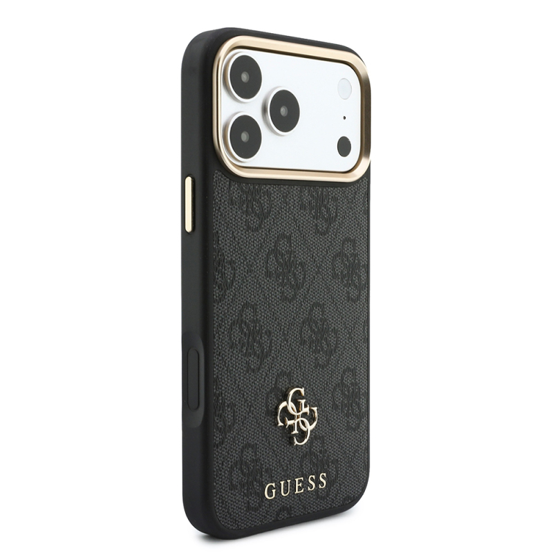 Apple iPhone 17 Pro Max Kılıf Guess Orjinal Lisanslı M-safe Şarj Özellikli Askılı ve 4G Metal Logolu Kartlıklı Kapak - 7