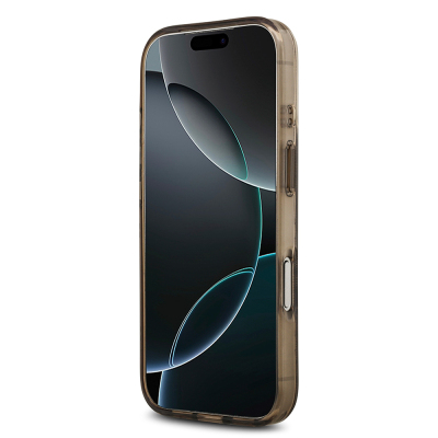 Apple iPhone 17 Pro Max Kılıf Guess Orjinal Lisanslı M-safe Şarj Özellikli IML Peony ve 4G Desenli Klasik Logolu Kapak - 8