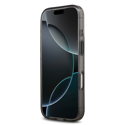 Apple iPhone 17 Pro Max Kılıf Guess Orjinal Lisanslı M-safe Şarj Özellikli IML Peony ve 4G Desenli Klasik Logolu Kapak - 14