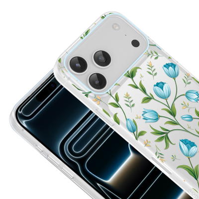 Apple iPhone 17 Pro Max Kılıf Kamera Korumalı Desenli Zore Klip Kapak - 10