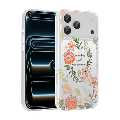 Apple iPhone 17 Pro Max Kılıf Kamera Korumalı Desenli Zore Klip Kapak - 4