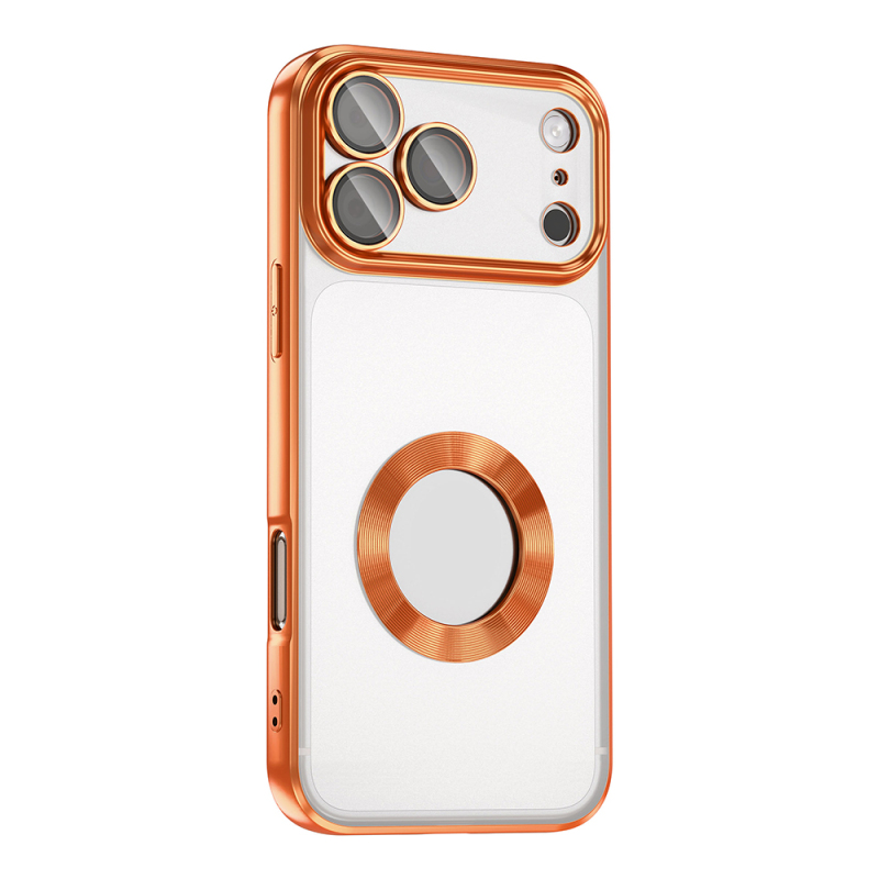 Apple iPhone 17 Pro Max Kılıf Kamera Korumalı Logo Gösteren Zore Omega Kapak - 8