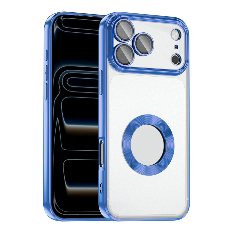 Apple iPhone 17 Pro Max Kılıf Kamera Korumalı Logo Gösteren Zore Omega Kapak - 7