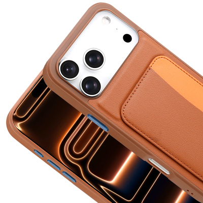 Apple iPhone 17 Pro Max Kılıf Kartlıklı Zore X-Kart Silikon Kapak - 16