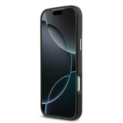 Apple iPhone 17 Pro Max Kılıf Lacoste Orjinal Lisanslı M-safe Şarj Özellikli Gold Timsah Logolu Buzlu Kapak - 8