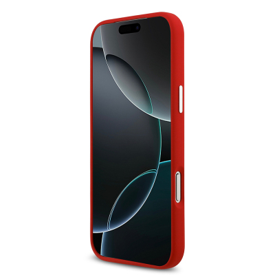 Apple iPhone 17 Pro Max Kılıf Lacoste Orjinal Lisanslı M-safe Şarj Özellikli İkonik Logolu Metal Kamera Çerçeveli Silikon Kapak - 30